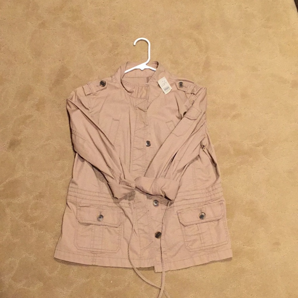 Khaki light weight jacket